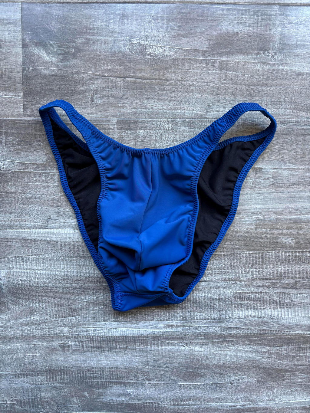 Custom Men's Bodybuilding Competition Trunks - Matte Blue