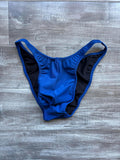 Custom Men's Bodybuilding Competition Trunks - Matte Blue