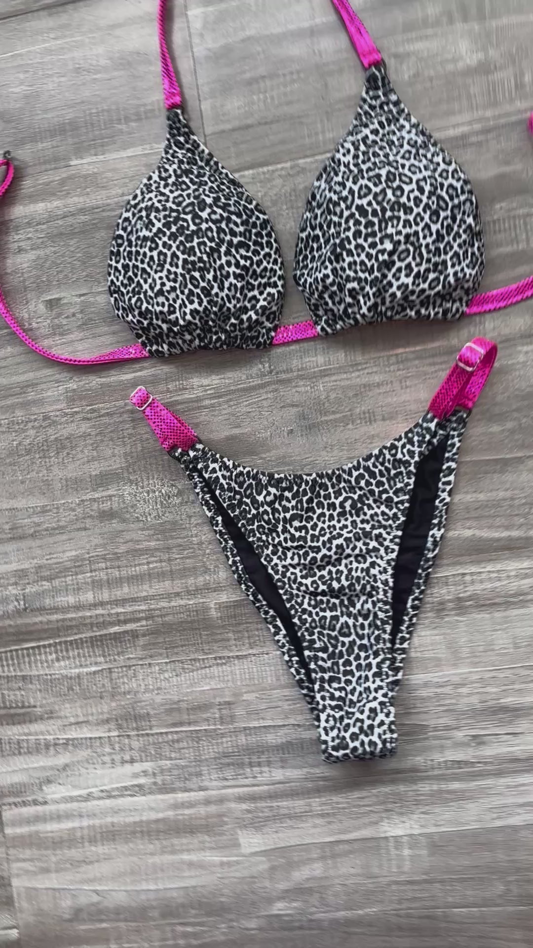 Practice Posing Suit - Snow Leopard - NPC IFBB OCB