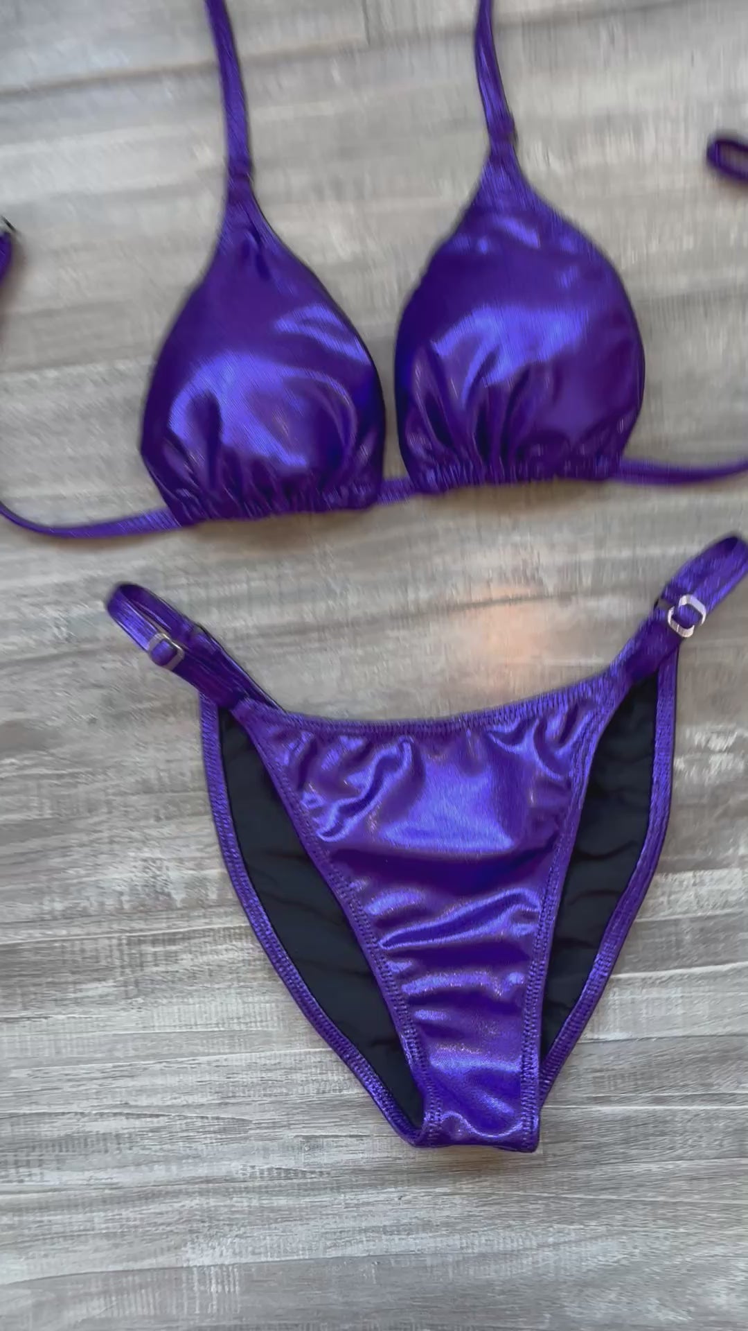 Fit Model Custom Competition Suit - Purple Shimmer