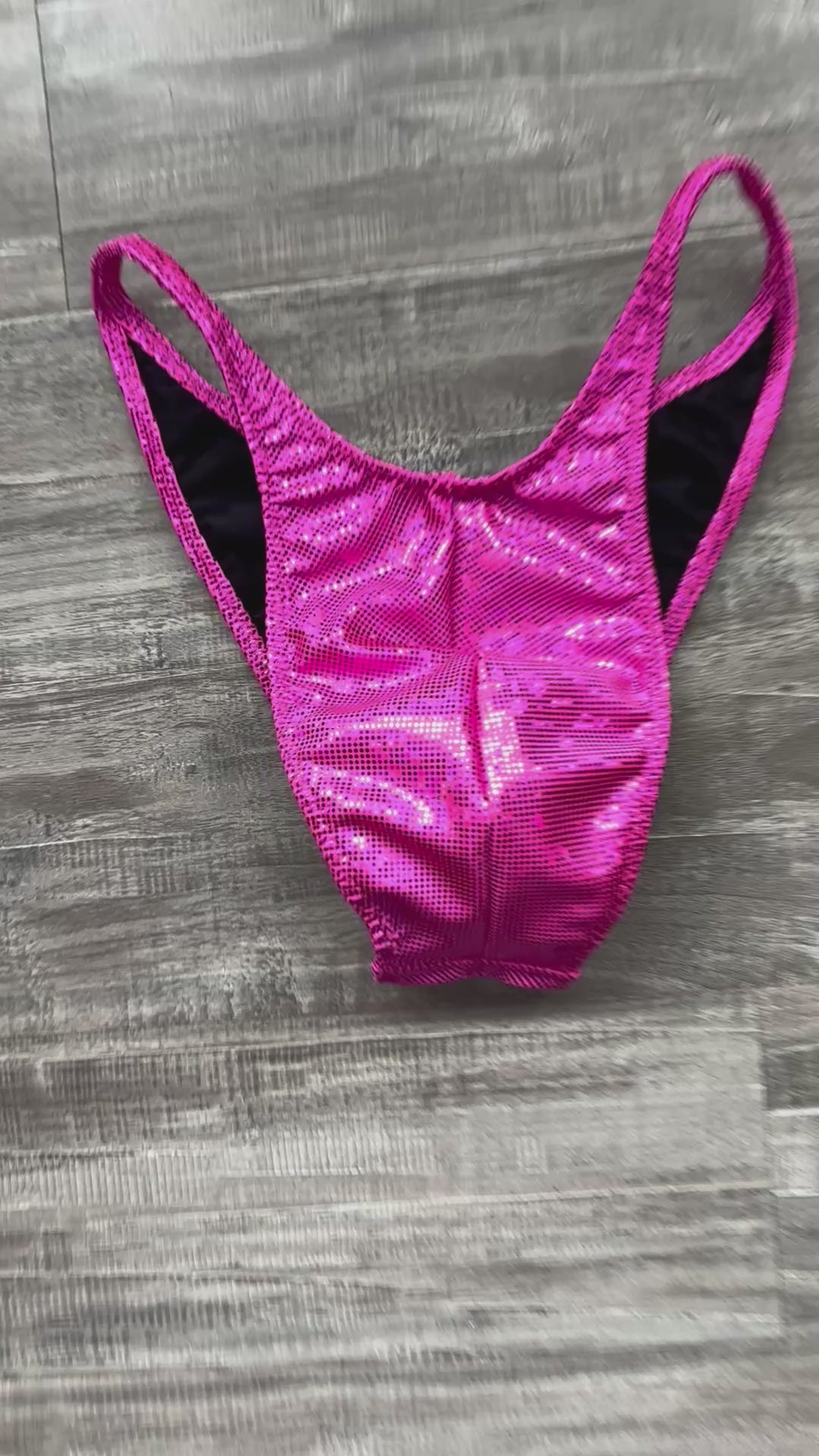 Custom Men's Bodybuilding Competition Trunks - Light Pink