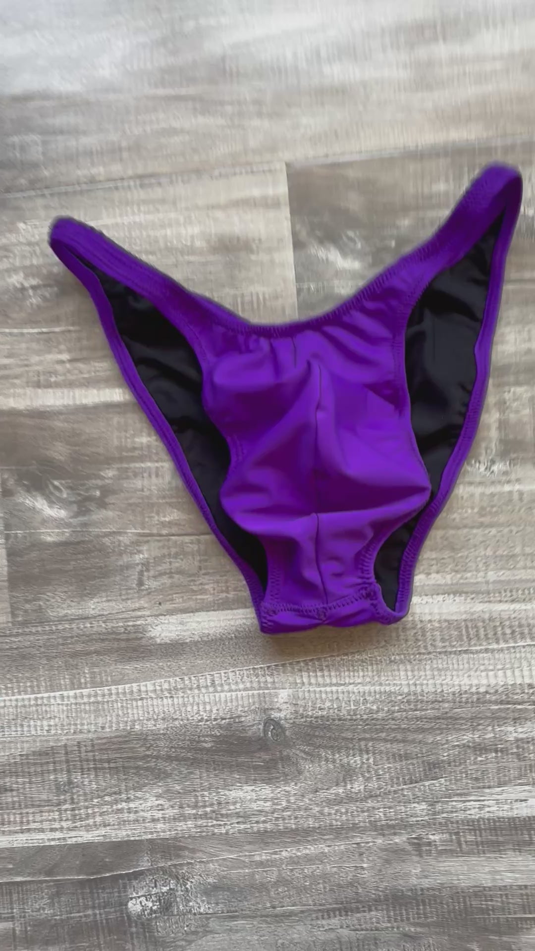 Custom Men's Bodybuilding Competition Trunks - Matte Purple