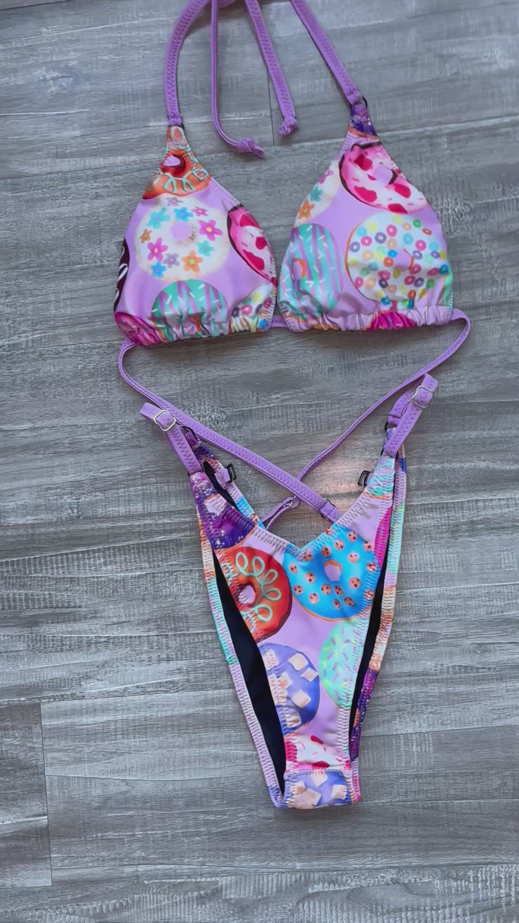 Practice Posing Suit - Pink Donuts