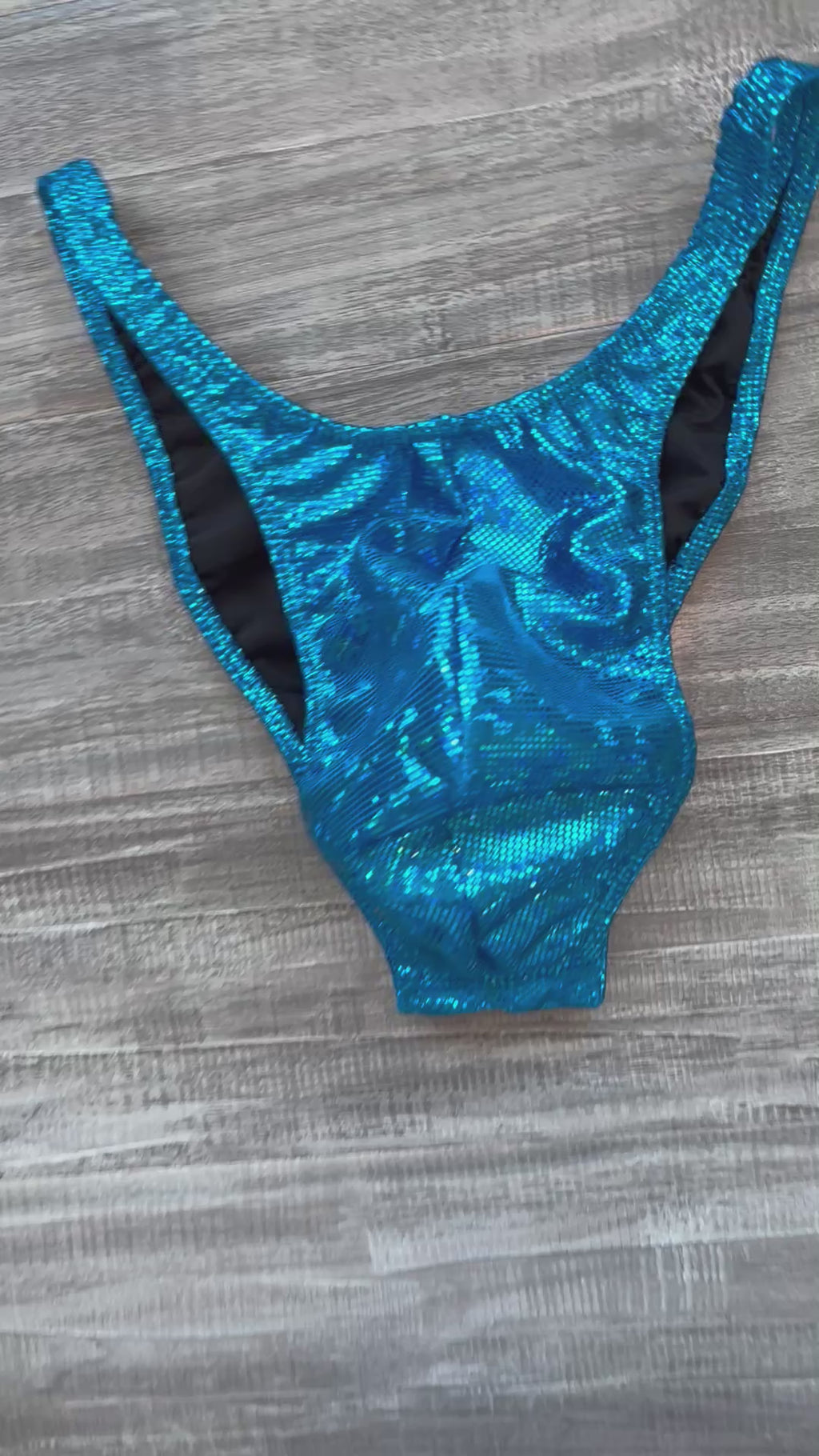 Custom Men's Bodybuilding Competition Trunks - Light Blue