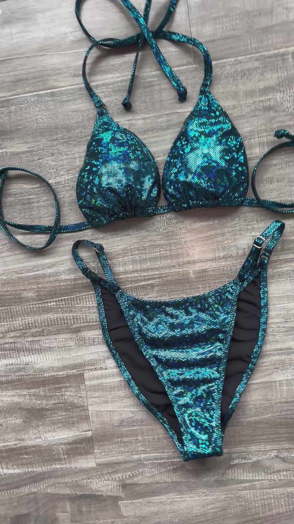 Fit Model Custom Competition Suit - Dark Teal
