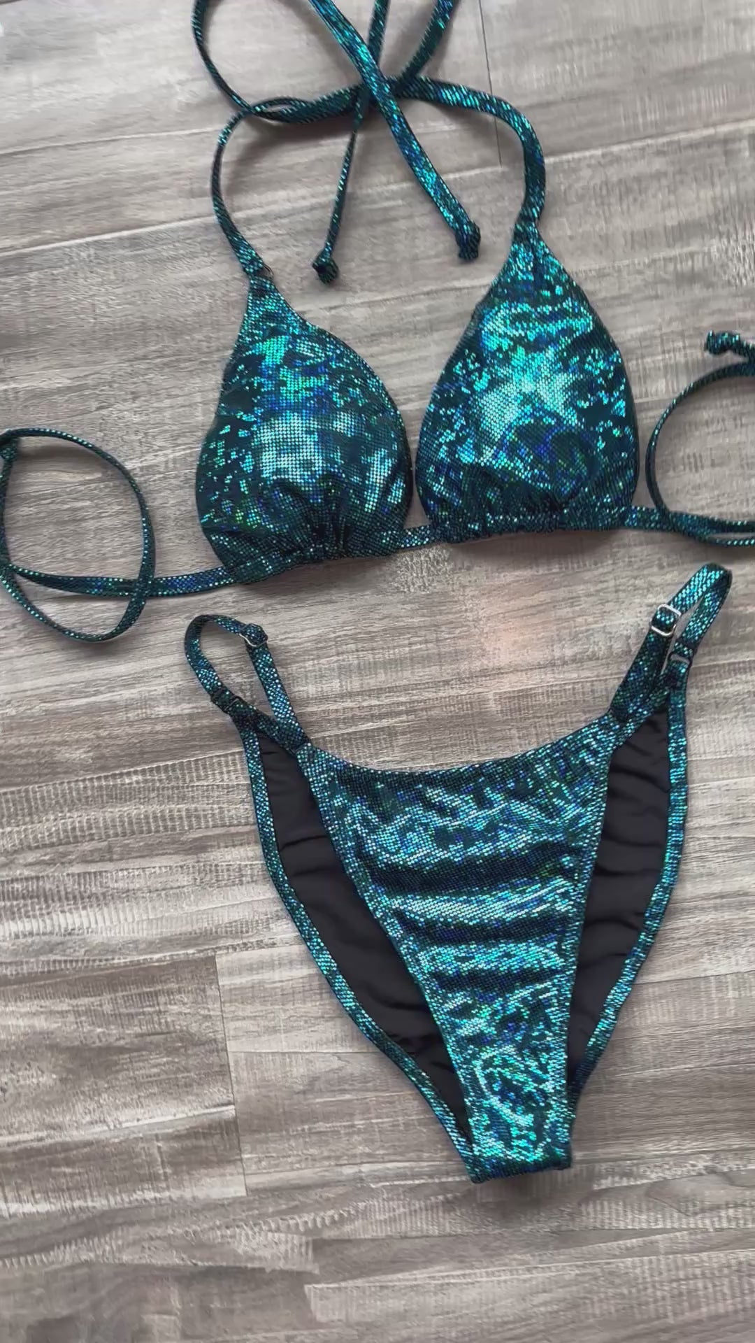 Fit Model Custom Competition Suit - Dark Teal