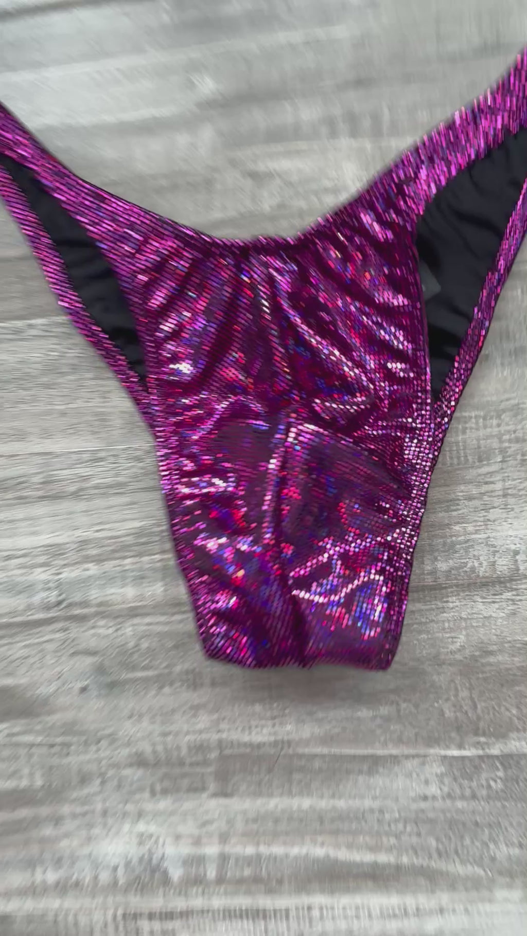 Custom Men's Bodybuilding Competition Trunks - Dark Fuchsia