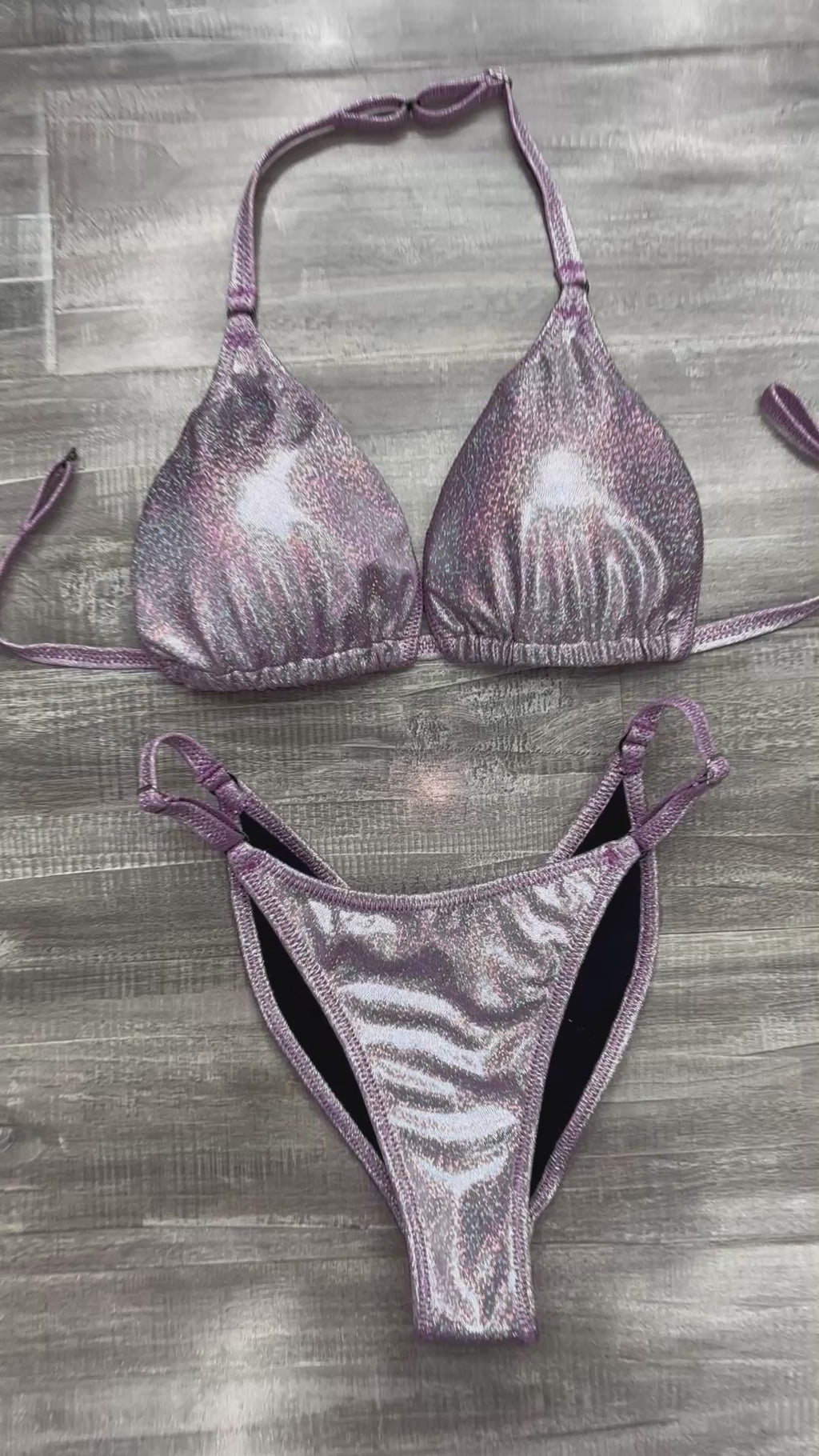Fit Model Custom Competition Suit - Lilac Spark