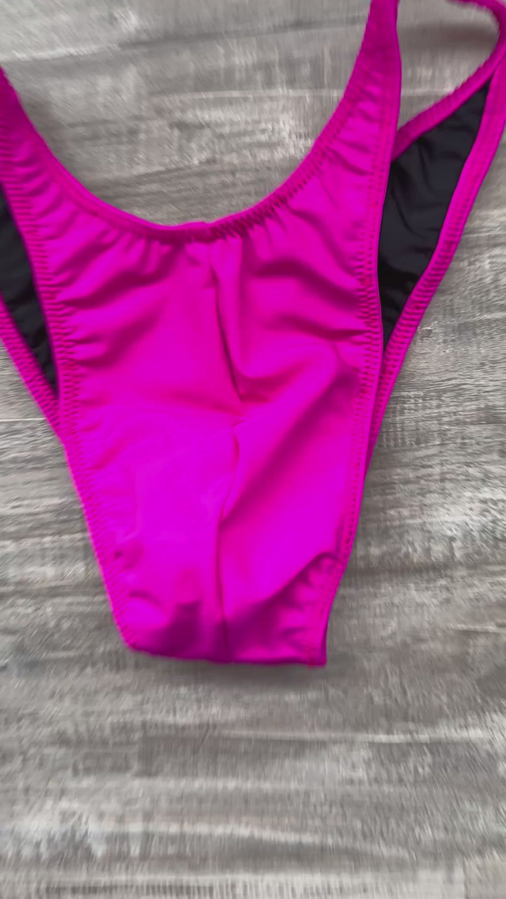 Custom Men's Bodybuilding Competition Trunks - Matte Hot Pink